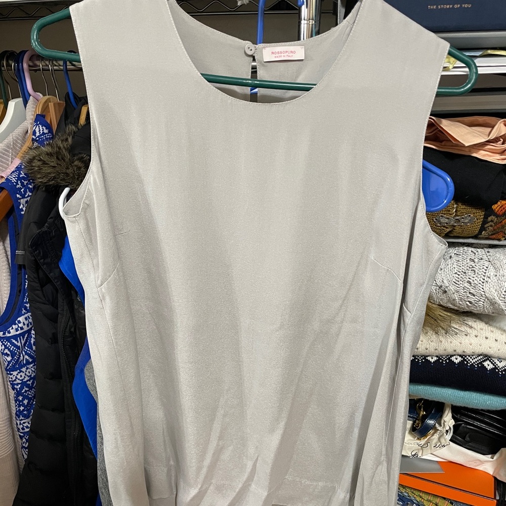 Light grey Rossopuro tank - Medium